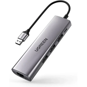 Ugreen USB 3.0 hub 3xUSB 3.0, 1xRJ45, 1xMikro USB - box