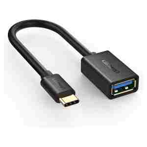 Ugreen USB-C (M) na USB 3.0 (Ž) OTG kabel črn - polybag