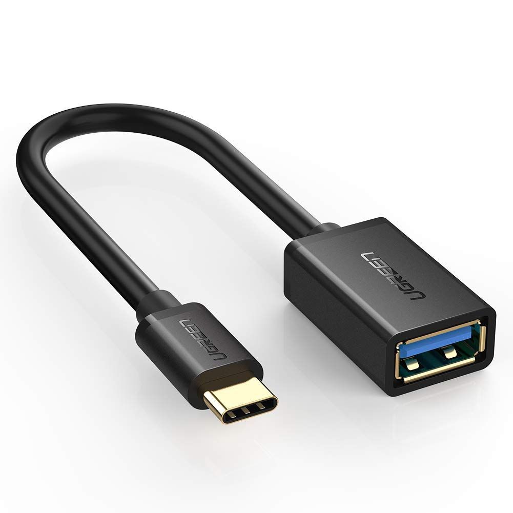 Ugreen USB-C (M) na USB 3.0 (Ž) OTG kabel črn - polybag