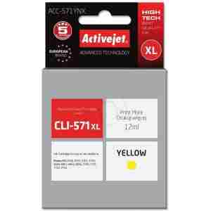 ActiveJet rumeno črnilo Canon CLI-571Y XL