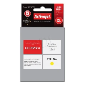 ActiveJet rumeno črnilo Canon CLI-551YXL