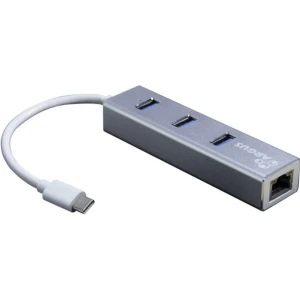 HUB USB-C - 3xUSB3.0 1xRJ45 Inter-Tech Argus IT-410-S