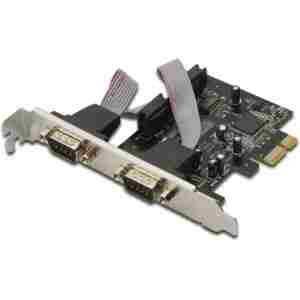 Digitus 2x COM kartica PCIe + low profile
