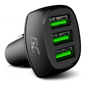 Green Cell GC PowerRide 54W 3xUSB 18W avto polnilec z Ultra Charge tehnologijo hitrega polnjenja