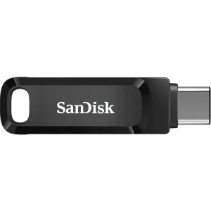 SanDisk Ultra Dual Drive Go USB Type C, 256GB 3.1/3.0, b do 150 MB/s, črn