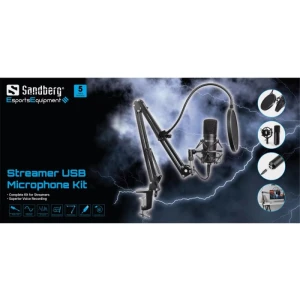 Sandberg Streamer USB Microphone Kit mikrofon