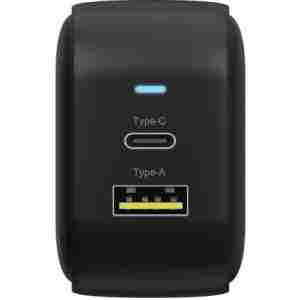 IcyBox IB-PS106-PD 38W dvojni QC 3.0 USB polnilnik s PowerDelivery