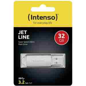 Intenso 32GB Jet Line USB 3.2 70MB/s spominski ključek - siv