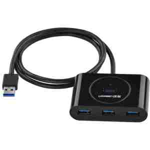 Ugreen USB 3.0 4 Ports Hub črn 1m - box