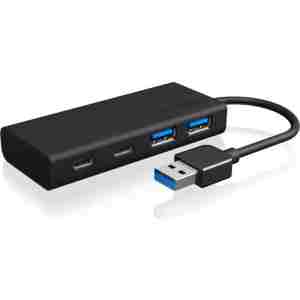 IcyBox IB-HUB1426-U3 4-portni Hub s priključkom USB-A in USB-C 3.2