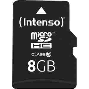 Intenso 8GB microSDHC Class 10 25MB/s spominska kartica