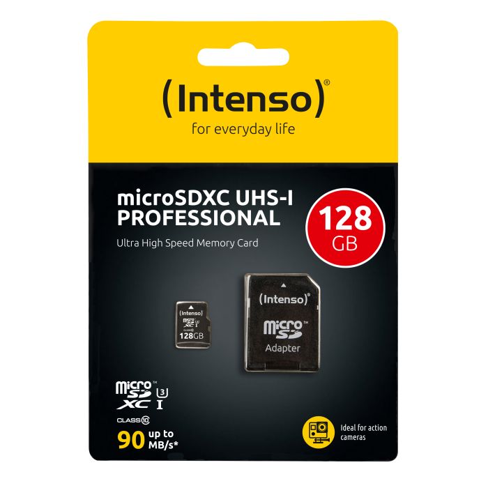 Intenso 128GB microSDXC UHS-I Class 10 Pro 90MB/s spominska kartica - slika 2