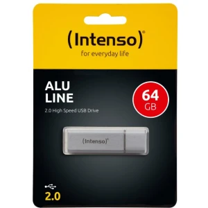 Intenso 64GB Alu Line USB 2.0 spominski ključek - Srebrn