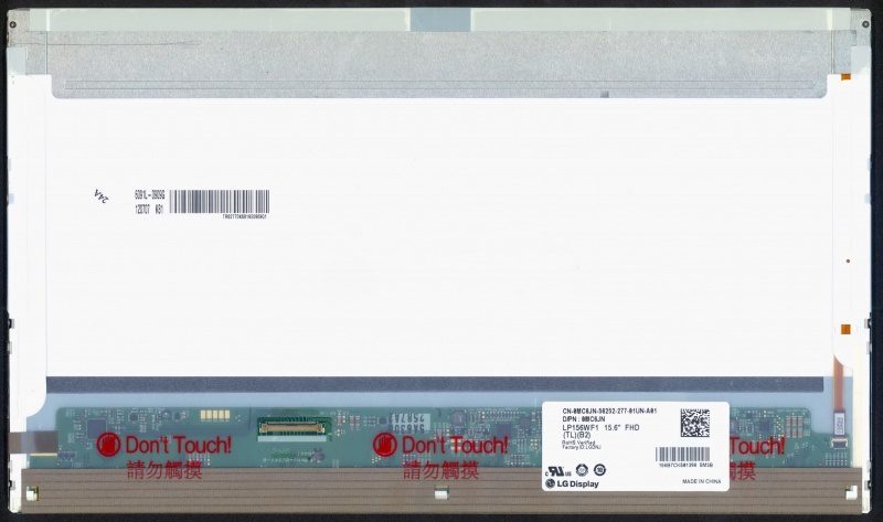15,6" LED LCD panel 40-pin FHD 1920x1080 rabljen