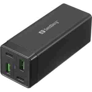 Sandberg 4 v 1 Charger 2xUSB-C in 2xUSB 65W polnilnik