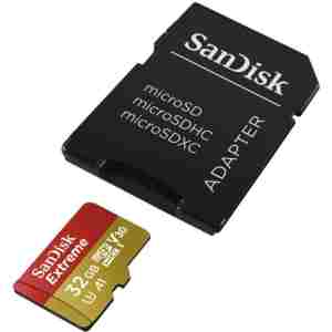 SanDisk 32GB Extreme Micro SDHC A1 CL10 V30 UHS-I U3 100MB/s Mobile spominska kartica + adapter