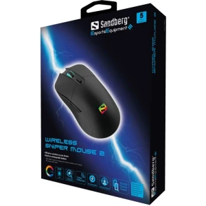 Sandberg Wireless Sniper Mouse 2 brezžična RGB miška