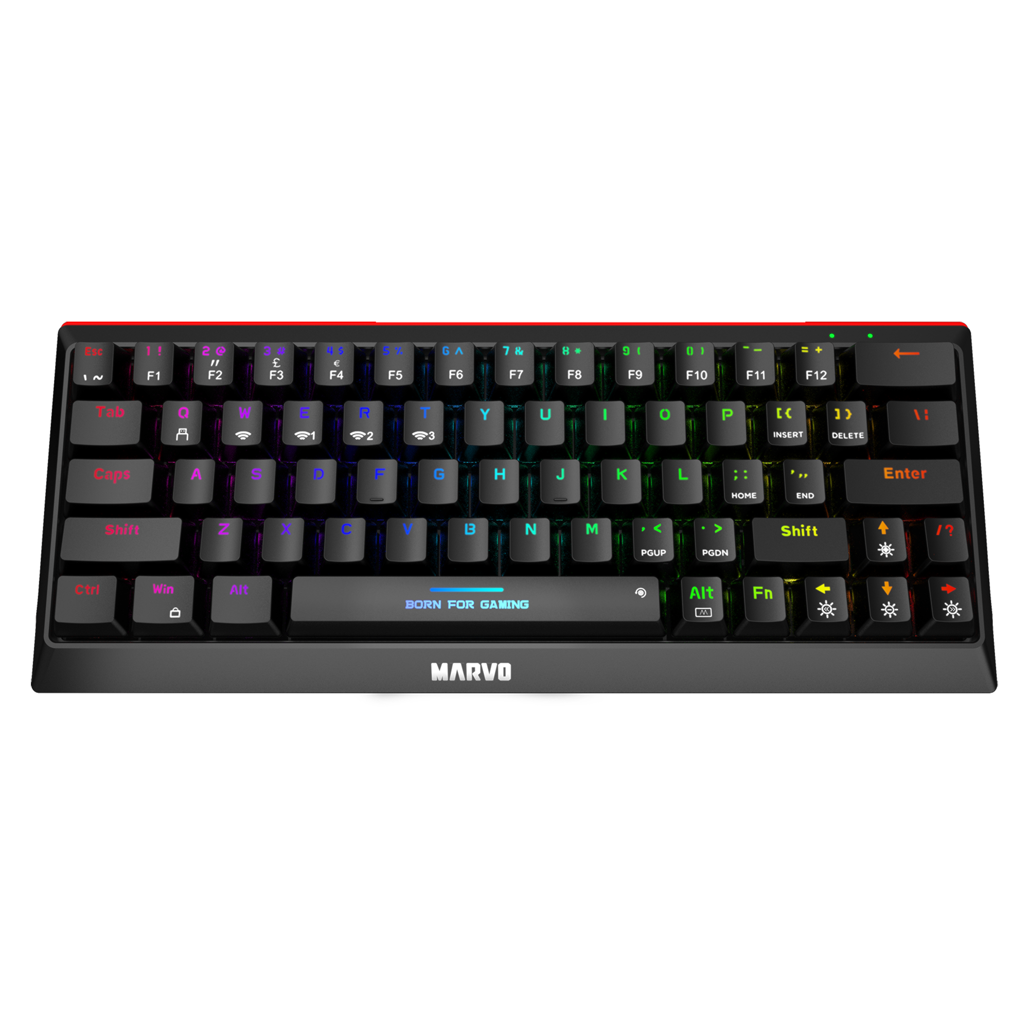 MARVO KG962W brezžična mehanska tipkovnica - slika 6