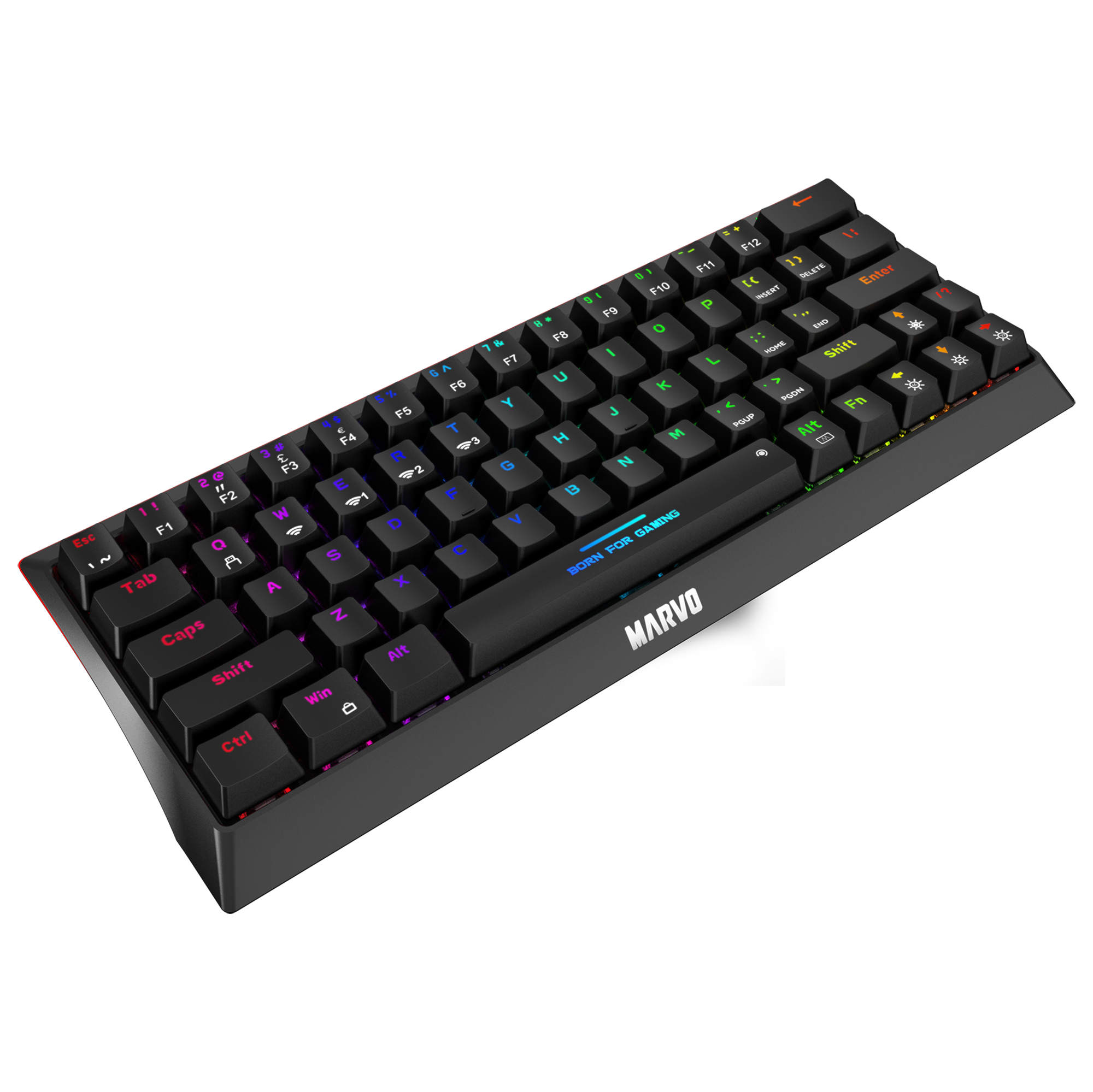 MARVO KG962W brezžična mehanska tipkovnica - slika 4