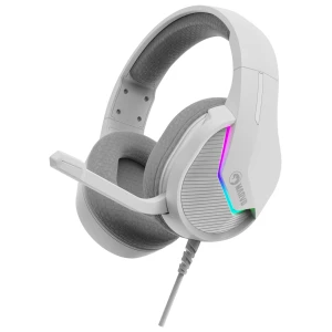MARVO H8618 RGB WH SLUŠALKE BELE BARVE