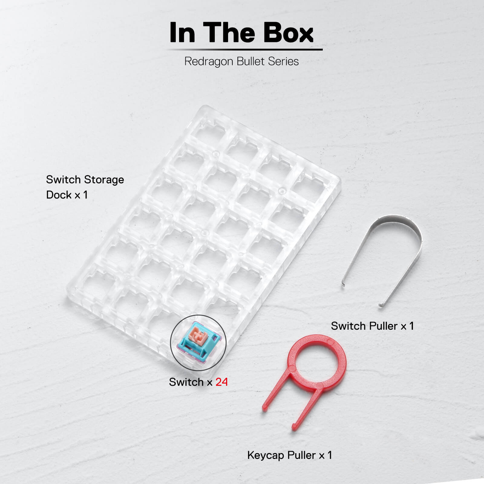 REDRAGON BULLET-R A-113 STIKALO TIPKOVNICE 24 kos - slika 4