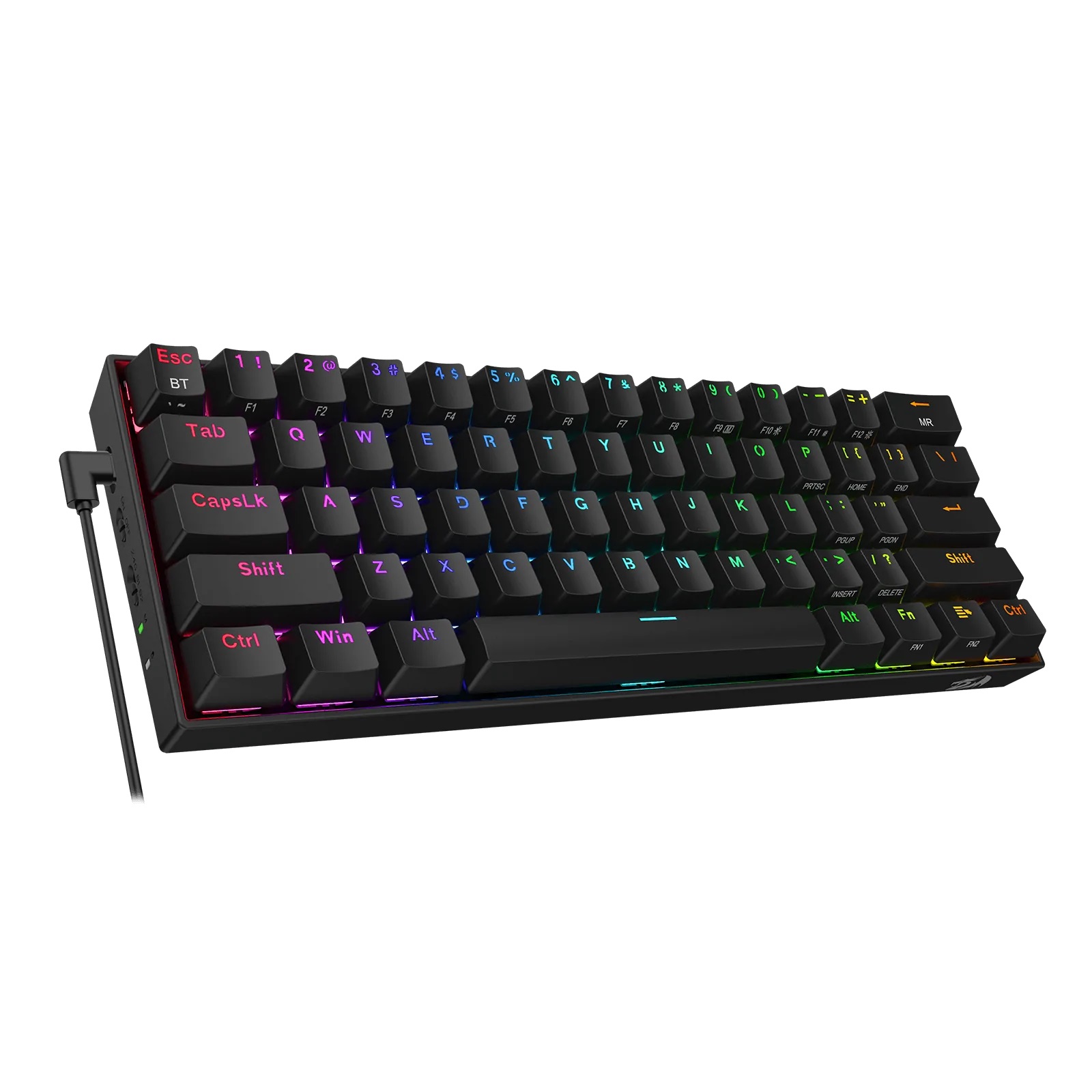 REDRAGON DRACONIC K530RGB PRO BT/ŽIČNA MEHANSKA TIPKOVNICA, RJAVA STIKALA - slika 2