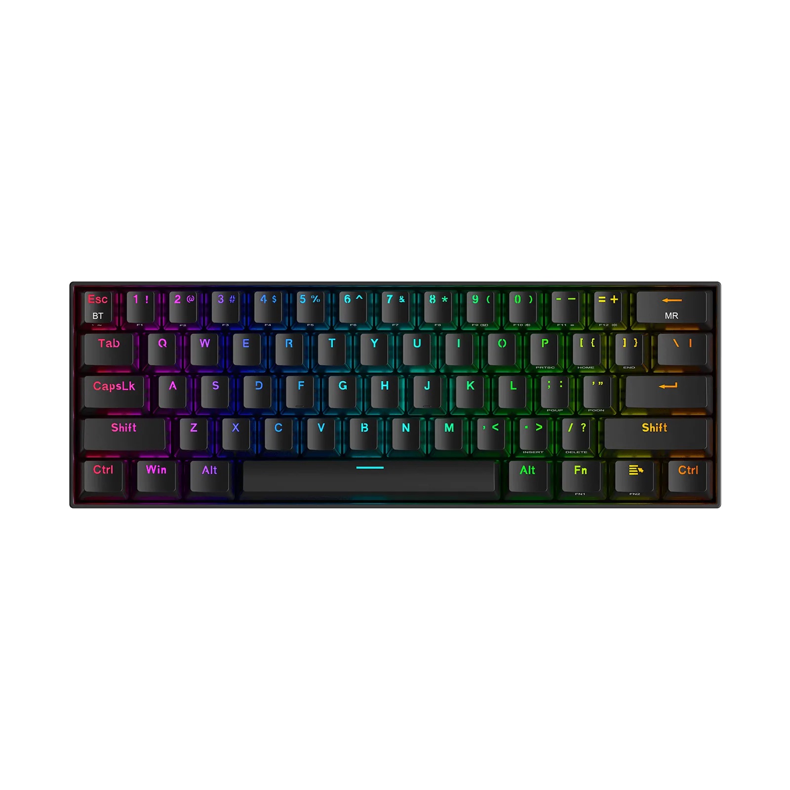 REDRAGON DRACONIC K530RGB PRO BT/ŽIČNA MEHANSKA TIPKOVNICA, RJAVA STIKALA - slika 3