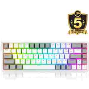 REDRAGON CASTOR K631WG-RGB TIPKOVNICA - RDEČA STIKALA
