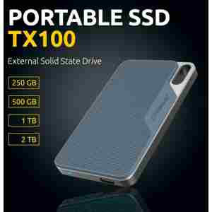 Intenso 2TB SSD TX100 500MB/s USB 3.2 Gen1x1 zunanji disk - modra