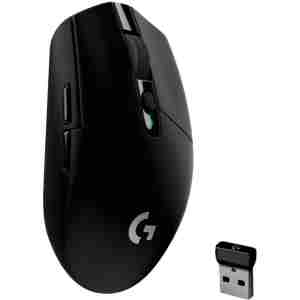 Logitech miška G305 LIGHTSPEED Brezžična Gaming, črna