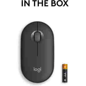 Logitech Miška Pebble 2 M350S Wireless, grafitna