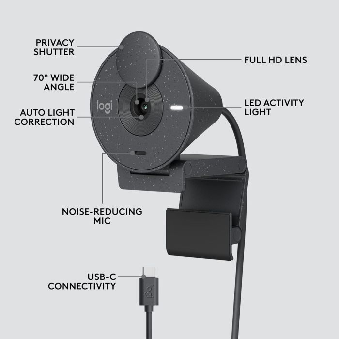 Logitech spletna kamera Brio 305 Full HD - slika 2