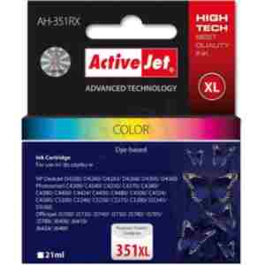 ActiveJet komplet barvnih črnil HP CB338 351XL