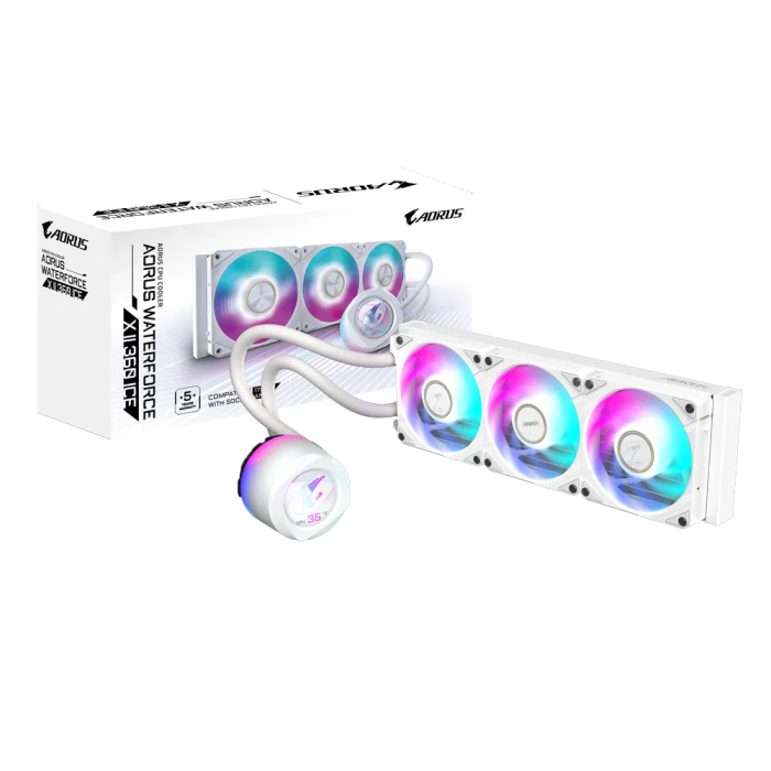 GIGABYTE AORUS WATERFORCE X II 360 ICE vodno hlajenje za INTEL/AMD procesorje - slika 3