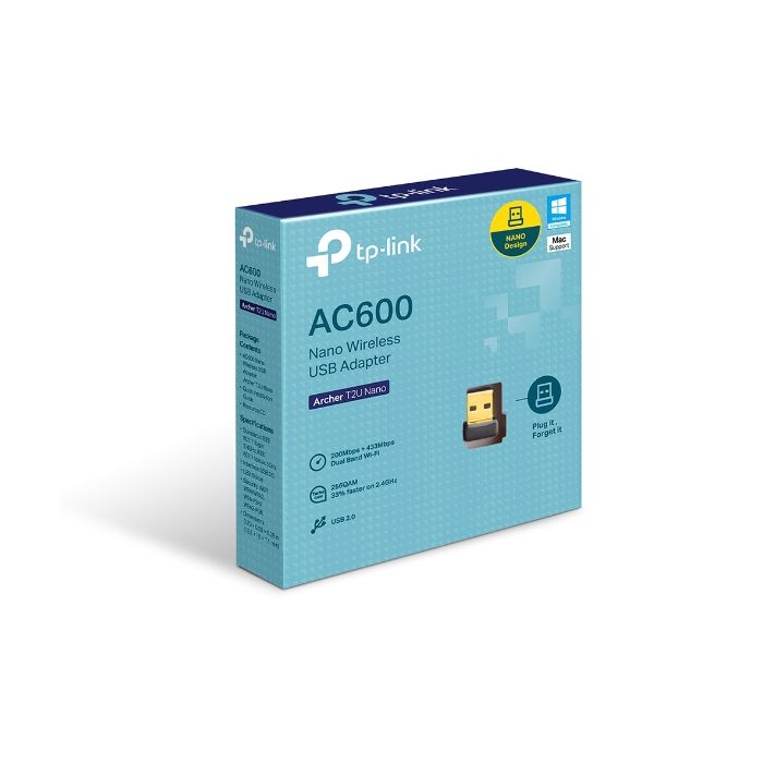 TP-LINK Archer T2U Nano 600Mbps brezžična USB mrežna kartica - slika 3