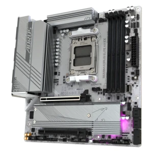GIGABYTE B650M AORUS ELITE AX ICE, DDR5, SATA3, USB3.2Gen2x2, DP, 2.5GbE, WiFi 6E, AM5 mATX