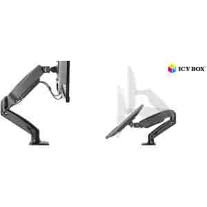 IcyBox IB-MS303-T enojni namizni nosilec za monitor do 27