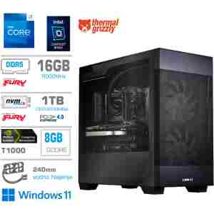 Računalnik MEGA MT S7X WORKSTATION i7-13700F/T1000-8GB/16GB-DDR5/1TB-4.0/750W/Win11Pro/črna