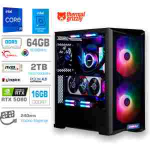 Računalnik MEGA TWR S10 i9-14900KF/RTX5080/64GB/2TB-4.0/1000W/Brez OS/črna RGB