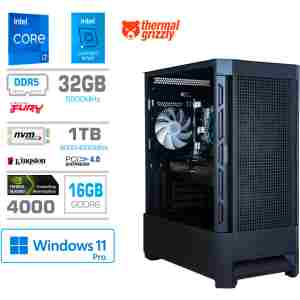 Računalnik MEGA MT WORKSTATION S8 i7-14700F/RTX4000/32GB-DDR5/1TB-4.0/750W/Win 11 PRO/črna