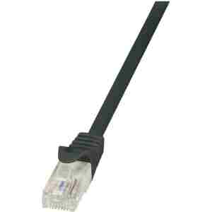 KABEL PATCH UTP Cat 5e 3,00m RJ45 10/100 LogiLink – črn