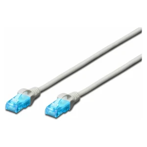 KABEL PATCH UTP Cat 5e 5,00m RJ45 10/100 Digitus – siv