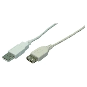 Kabel USB A => A 1,8m – podaljšek LogiLink (CU0010)
