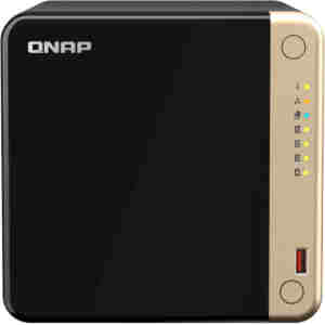 NAS ohišje QNAP TS-464-8G (8GB, Celeron N5095) All-In-One server 4x 3.5" SATA 2x M.2 NVMe SSD 4-Bay 2x2,5GBit