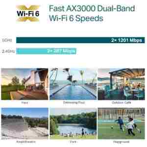 TP-LINK zunanja AX3000 Gigabit WiFi 6 dostopna točka EAP650-Outdoor