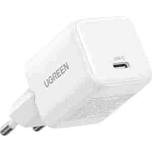 Ugreen 30W USB-C GaN hitri polnilec - bel