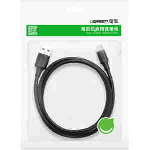UGREEN USB-A 2.0 na USB-C kabel 1.5m (črn) - polybag