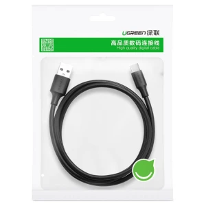 UGREEN USB-A 2.0 na USB-C kabel 1.5m (črn) - polybag