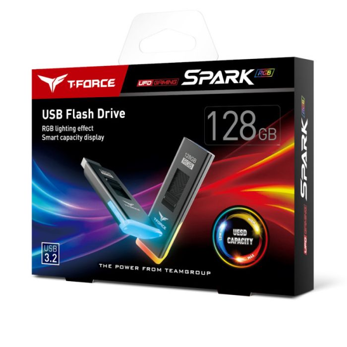 Teamgroup 128GB Spark RGB USB 3.2 spominski ključek - slika 5