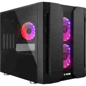 Chieftronic M2 USB3.1 Gen1 mATX RGB ohišje, črno